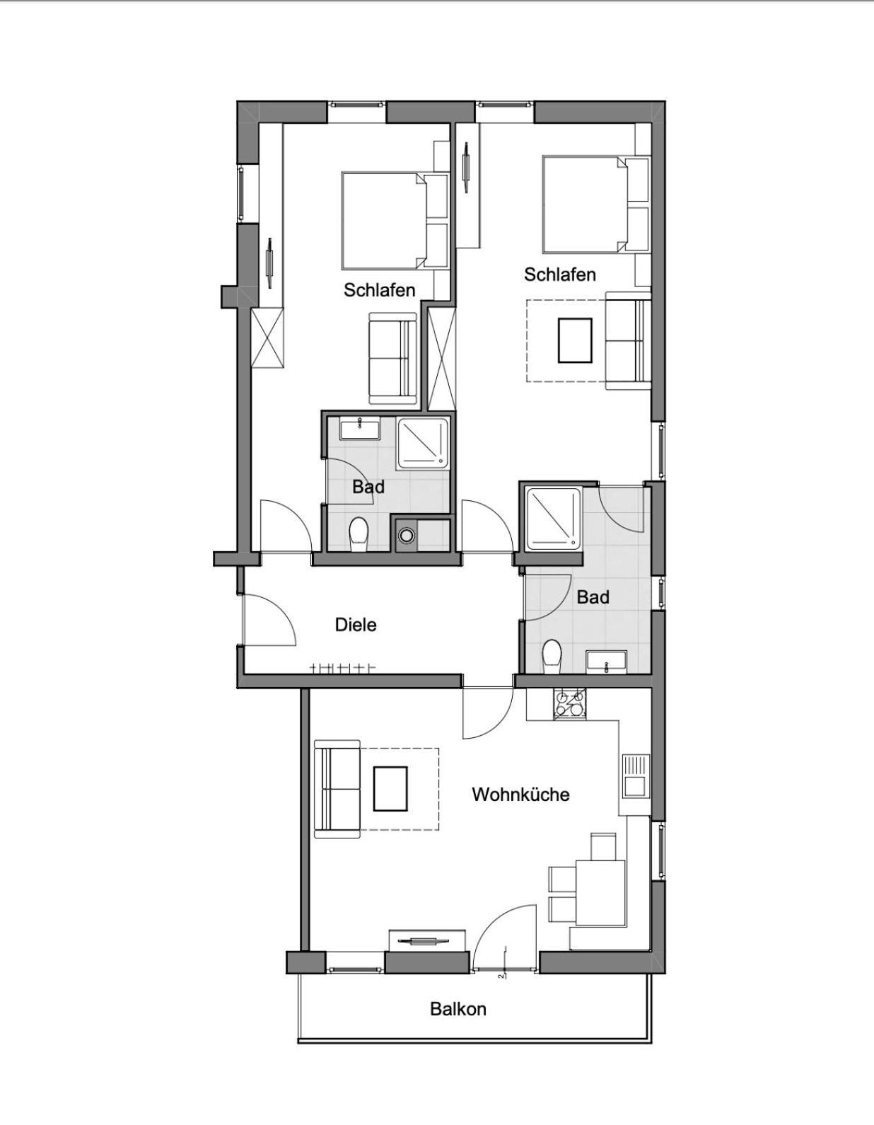 Apart Alpenrose Spiss Exterior foto